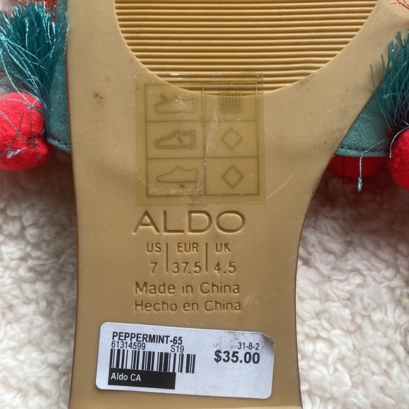 New with tags without box Aldo slip ons sandals size 7 women’s - Picture 5 of 6